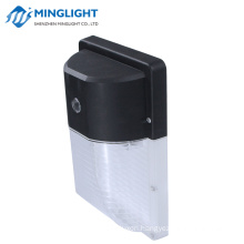 Hot selling Outdoor Dusk-to-Dawn porch light DLC ETL FCC Mini security Wall pack light 13W